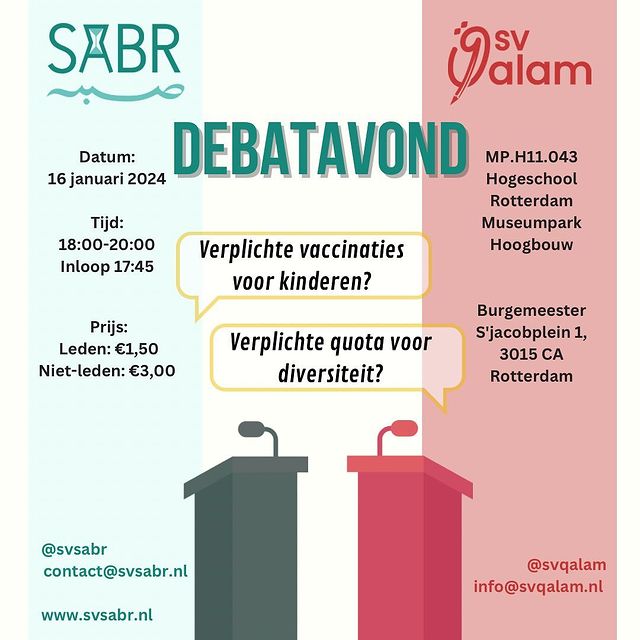 Debatavond x SABR